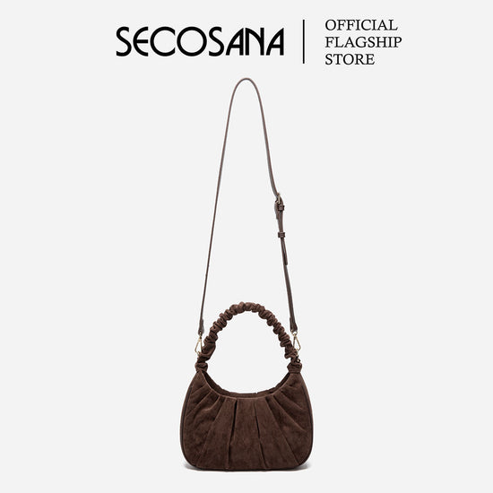 SECOSANA® Noa Suede Hobo Bag