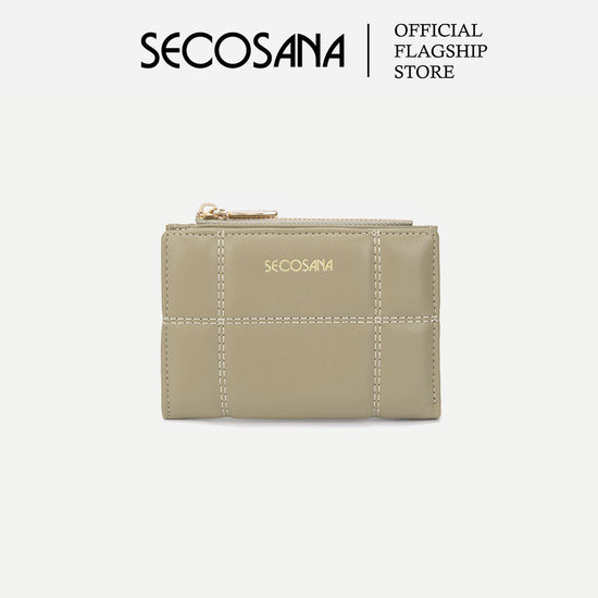 SECOSANA Ains Quilted Bifold Wallet with FREE Secosana Box