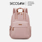 SECOSANA Belle Plain Simple Casual Laptop Backpack