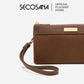 SECOSANA® Icarri Suede Wristlet Long Wallet with Box