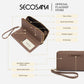 SECOSANA® Janz Classic Long Wristlet Bifold Wallet