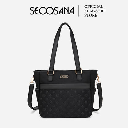 SECOSANA® Frene Minimalist Casual Monogram Shoulder Bag