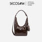 SECOSANA® Filiss Elegant Plain Multipurpose Shoulder Bag 2-in-1 Collection