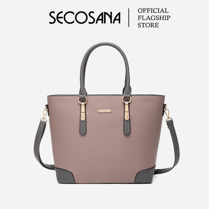 SECOSANA® Famminie Minimalist Casual Plain Shoulder Bag