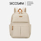 SECOSANA Belladona Plain Simple Casual Laptop Backpack