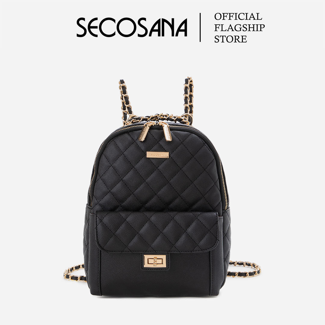 SECOSANA Claire Quilted Convertible Backpack