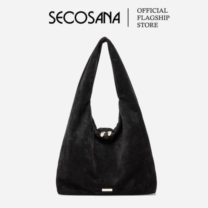 SECOSANA® Mercer in Large Suede Hobo Bag