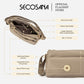 SECOSANA® Friza Minimalist Casual Plain Mini Crossbody Bag