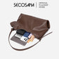 SECOSANA® Filiza Elegant Plain Multipurpose Shoulder Bag 2-in-1 Collection