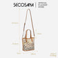 SECOSANA® Jeasse Signature Print Shoulder Bag