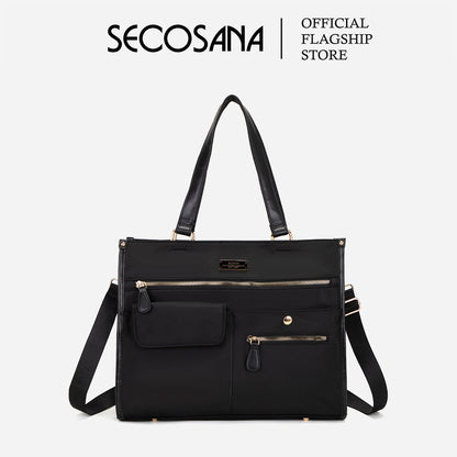 SECOSANA® Rosa Laptop Shoulder Bag