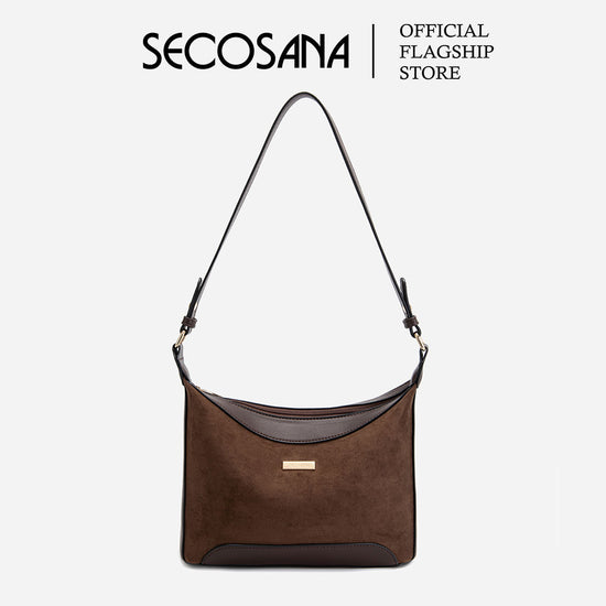 SECOSANA® Janelie Suede Shoulder Bag