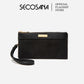 SECOSANA® Icarri Suede Wristlet Long Wallet with Box