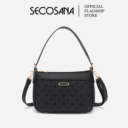 SECOSANA Elia Embossed Shoulder Bag