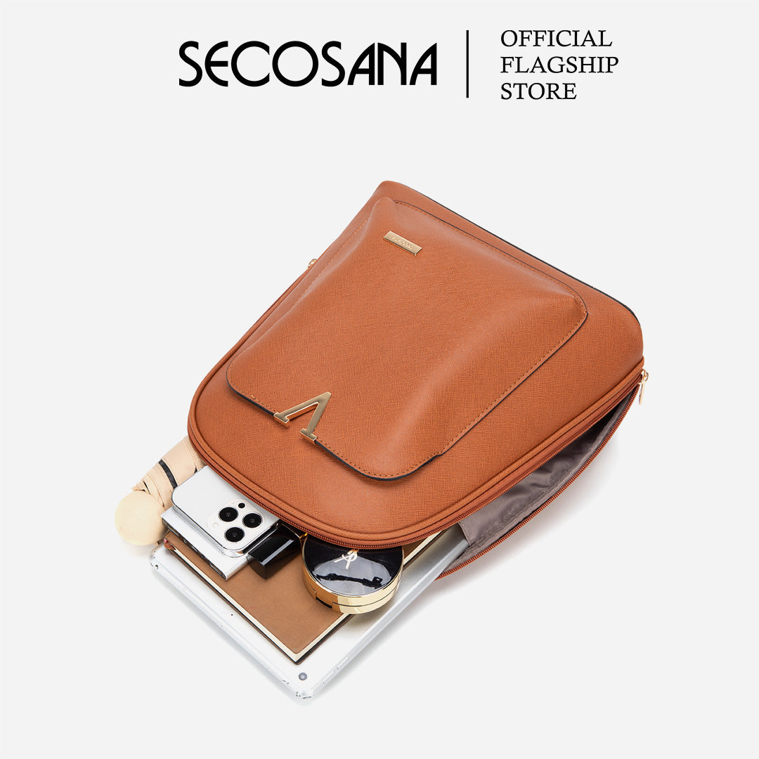 Secosana shop leather backpack