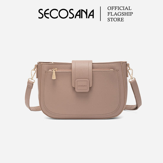 SECOSANA® Fammie Minimalist Casual Plain Crossbody Bag