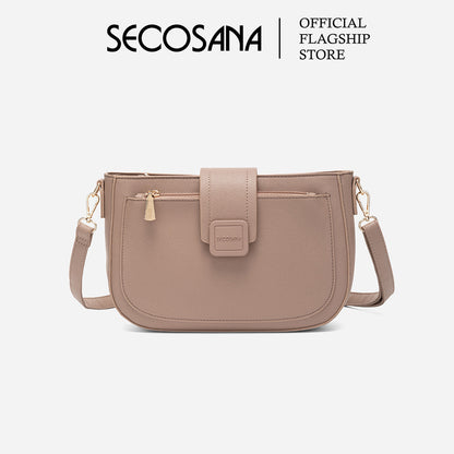 SECOSANA® Fammie Minimalist Casual Plain Crossbody Bag