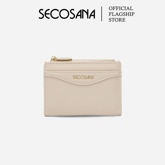 SECOSANA Amberly Plain Bifold Wallet