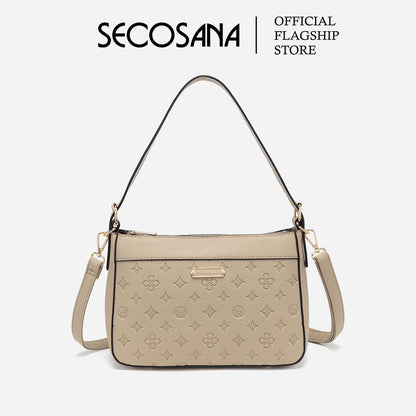 SECOSANA Elia Embossed Shoulder Bag