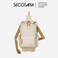 SECOSANA Bellina Plain Simple Casual Laptop Backpack