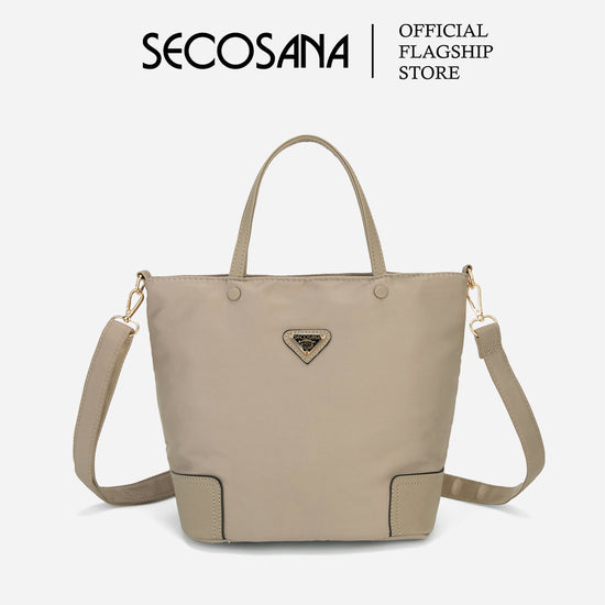 SECOSANA Melcy Plain Tote Bag