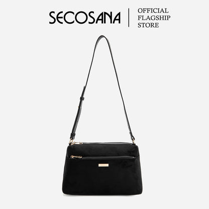 SECOSANA® Janeria Suede Crossbody Bag