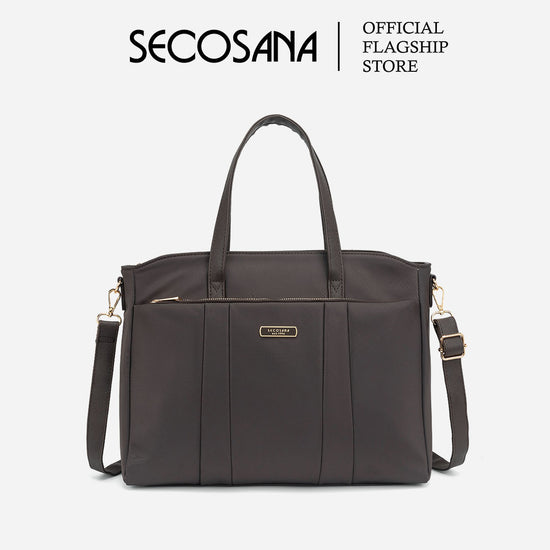 SECOSANA Cecrine Minimalist Laptop Shoulder Bag
