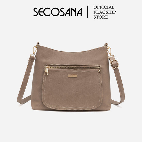 SECOSANA® Foleiza Minimalist Casual Plain Crossbody Bag