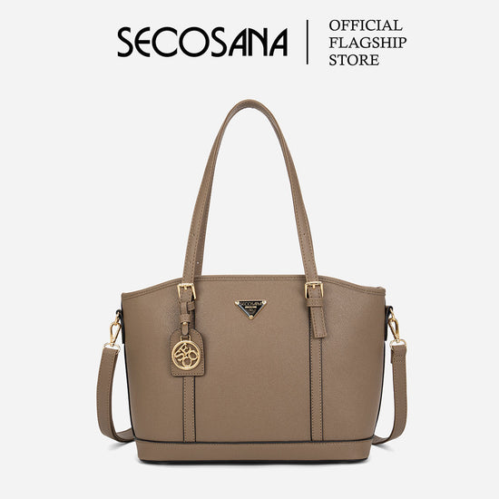 SECOSANA® Greyah Minimalist Casual Large Shoulder Bag