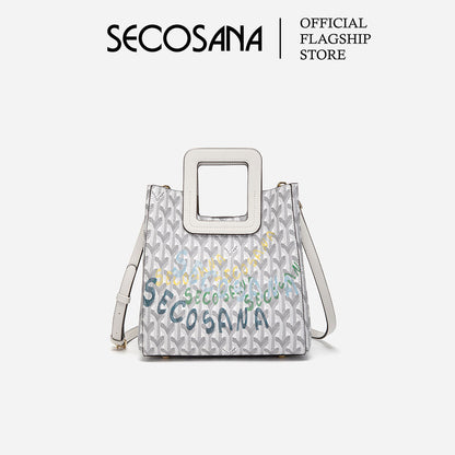SECOSANA® Jeamne Signature Print Handbag