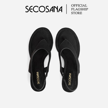 SECOSANA® SS-1018 - Pele Slingback Kitten Heels