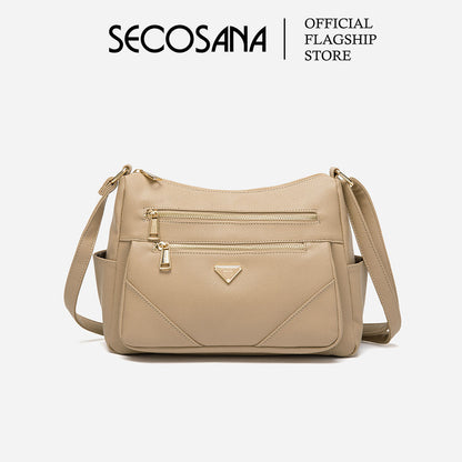 SECOSANA® Firmacee Minimalist Casual Plain Crossbody Bag
