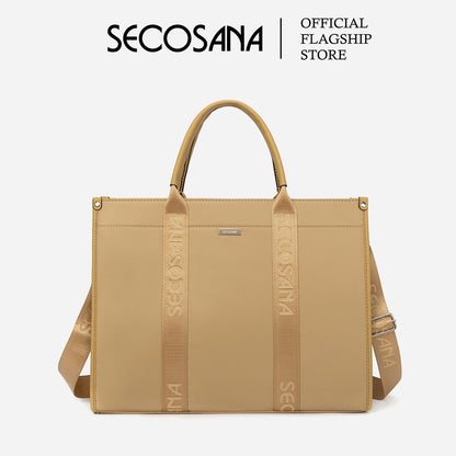 SECOSANA Olive Big Handbag