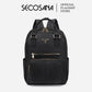 SECOSANA Criza Plain Simple Casual Laptop Backpack
