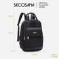 SECOSANA Alleriza Plain Laptop Backpack