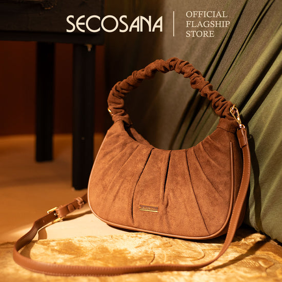 SECOSANA® Noa Suede Hobo Bag