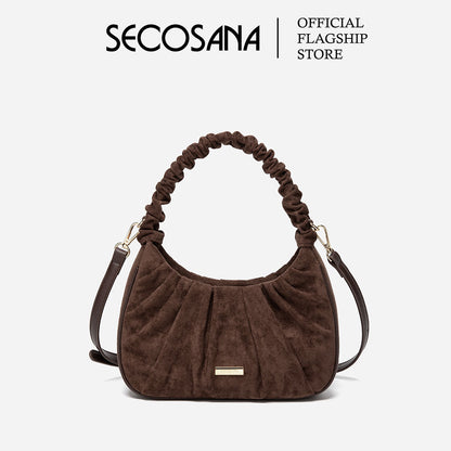 SECOSANA® Noa Suede Hobo Bag