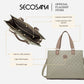 SECOSANA Opal Quilted Laptop Shoulder Bag