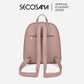 SECOSANA Cienna Plain Simple Quilted Backpack