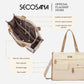 SECOSANA® Rosa Laptop Shoulder Bag