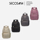 SECOSANA Criza Plain Simple Casual Laptop Backpack