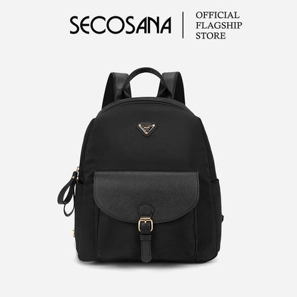 SECOSANA® Eloiree Minimalist Casual Plain Backpack