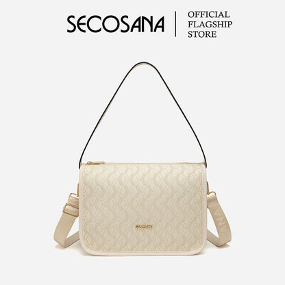 SECOSANA® Gelamee Luxury Monogram Medium Shoulder Bag