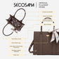 SECOSANA® Firminia Minimalist Monogram Plain Shoulder Bag
