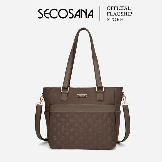 SECOSANA® Frene Minimalist Casual Monogram Shoulder Bag