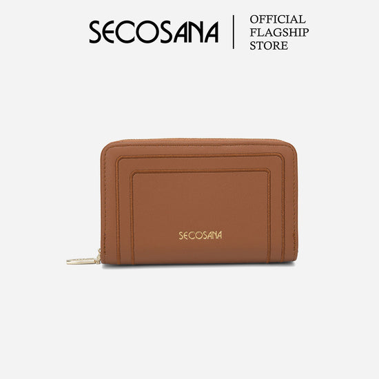 SECOSANA Amanda Plain Medium Bifold Wallet