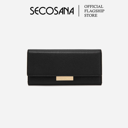 SECOSANA® Leinery Long Trifold Wallet