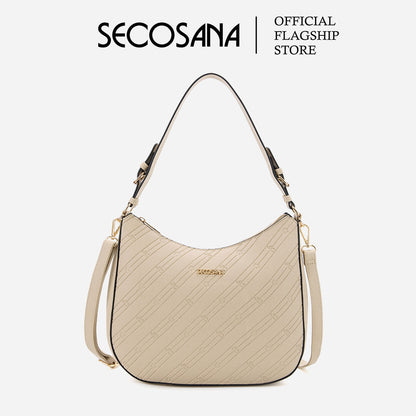 SECOSANA Daplee Monogram Shoulder Bag