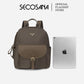 SECOSANA® Eloiree Minimalist Casual Plain Backpack