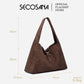 SECOSANA® Alba in Large Suede Hobo Bag